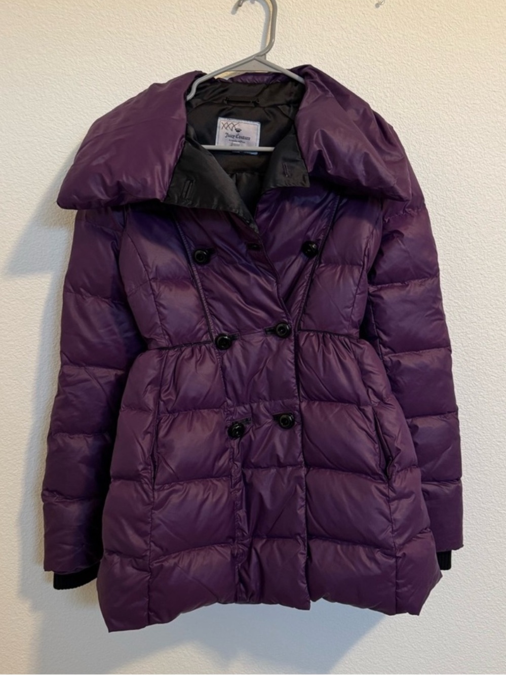 Juicy couture down puffer jacket